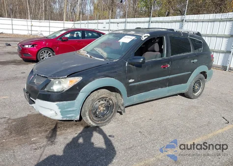 2003 Pontiac Vibe z USA, uszkodzony, nr VIN 5Y2SL62833Z464048